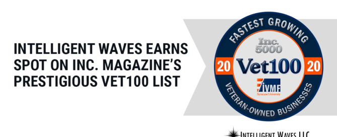 Intelligent Waves Earns Spot on Prestigious Vet100 List