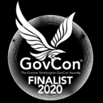 GovCon 2020 Finalist – White on black