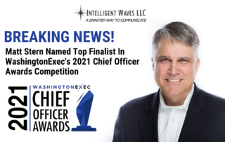 Matt Stern, CISO Social Graphic - WashingtonExec Chief Officer Awards