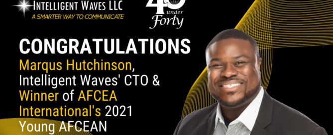 Marqus Hutchinson 40 under 40 award graphic