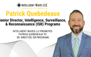 Patrick Quebedeaux Promoted to Sr. Director of ISR social graphic
