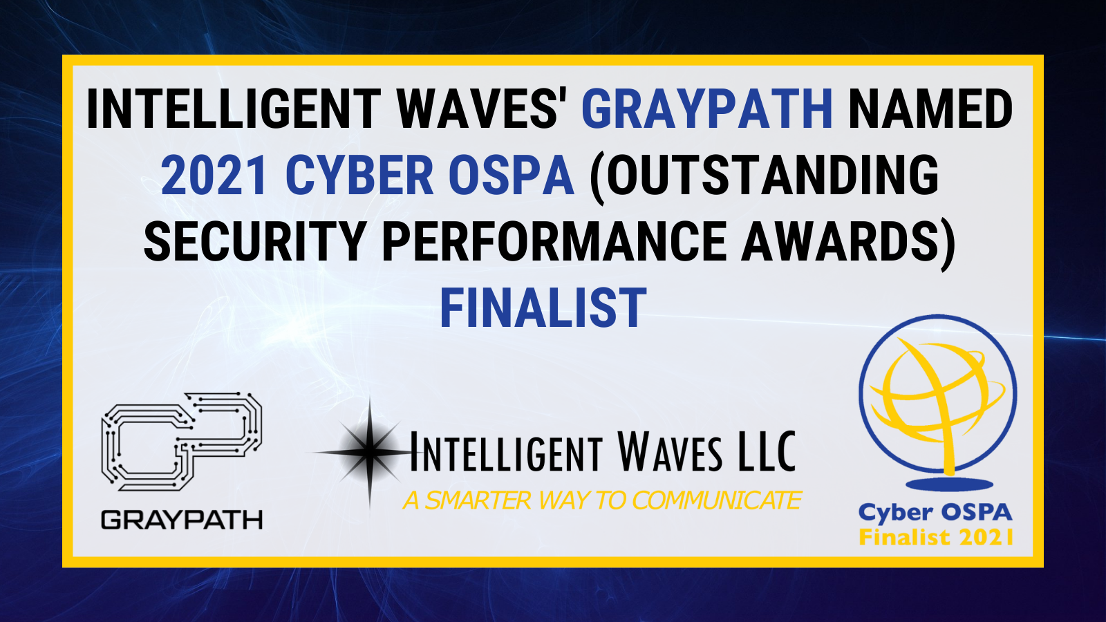 GRAYPATH - Finalist in 2021 OSPA Awards