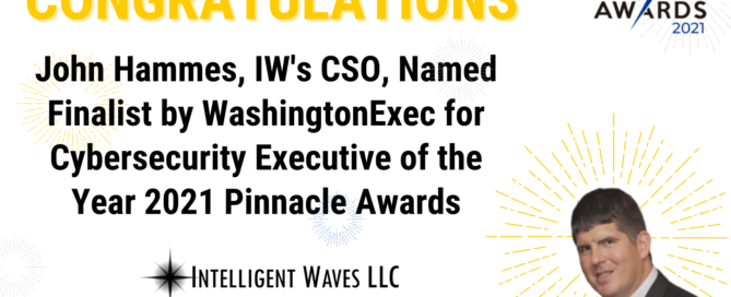 John Hammes Named Finalist - WashingtonExec Pinnacle Awards 2021