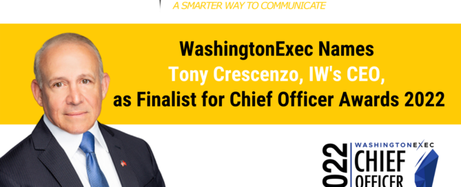 Tony Crescenzo - Finalist WashingtonExec Chief Officer Awards 2022