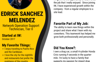 Edrick Sanchez Melendez - Employee Spotlight