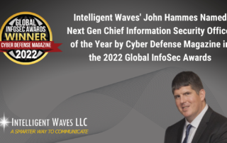 John Hammes Next Gen CISO of the Year graphic