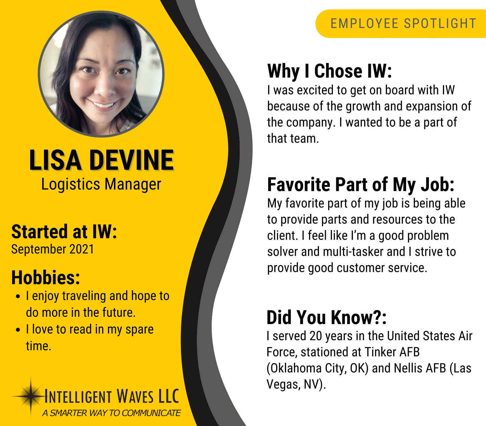 Lisa Devine - Employee Spotlight
