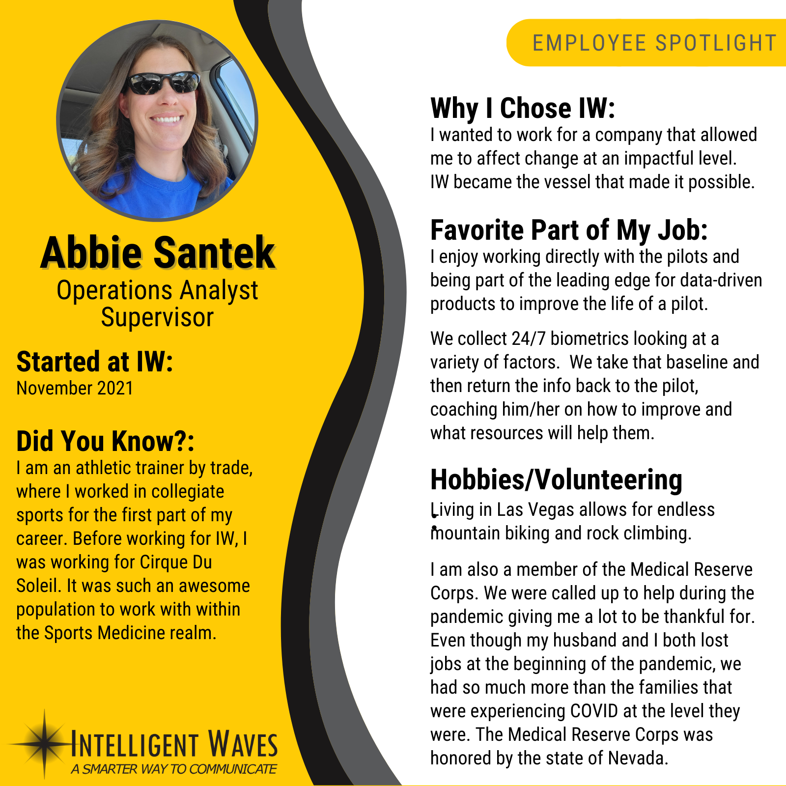 Abbie Santek - Employee Spotlight
