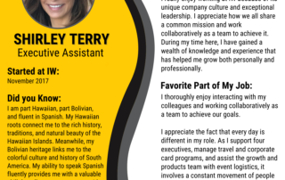 Shirley Terry - Employee Spotlight graphic