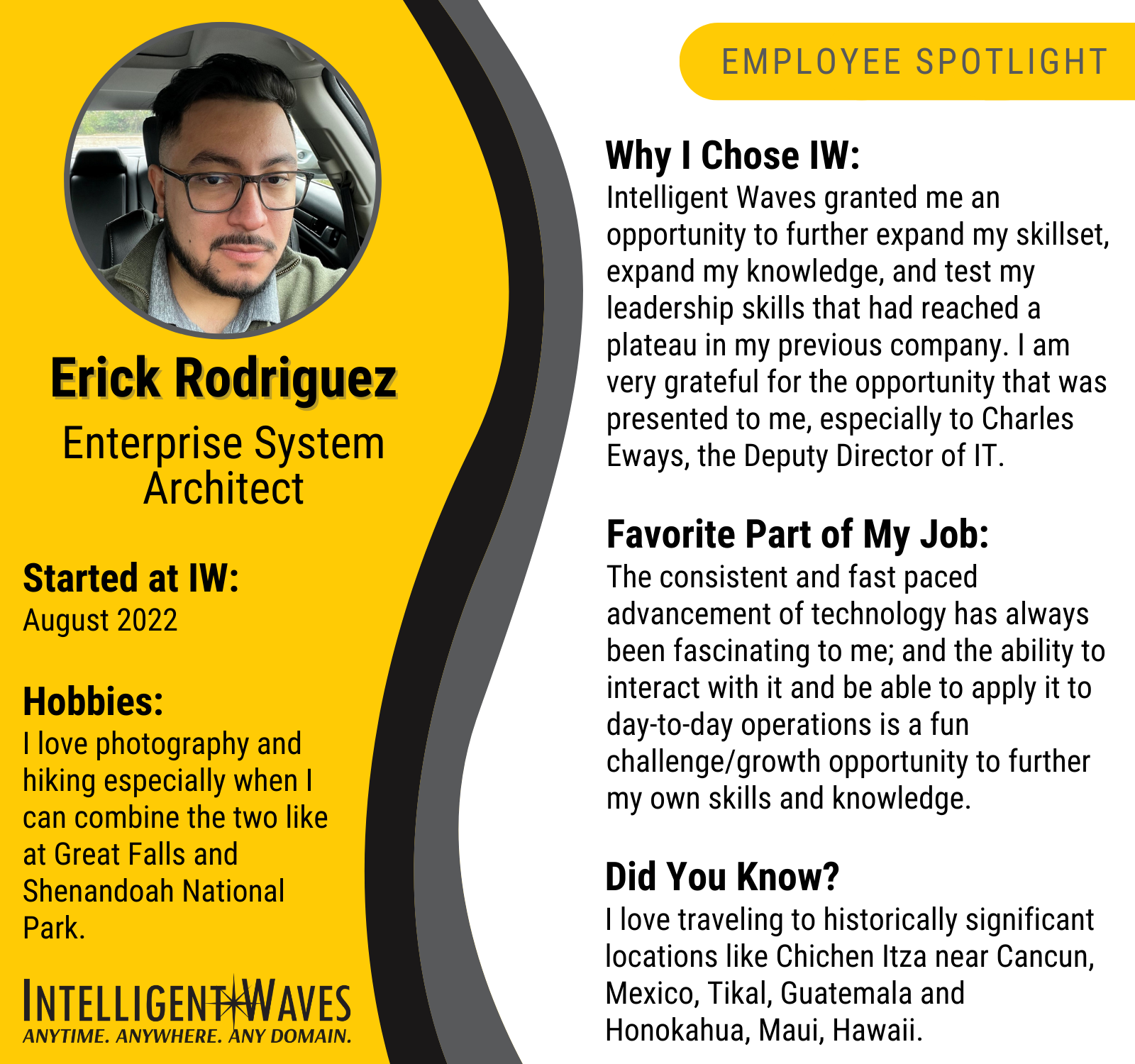 Erick Rodriguez - Employee Spotlight