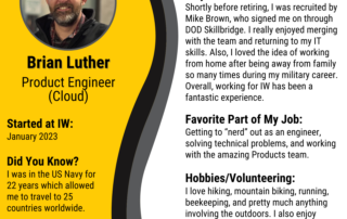 Brian Luther - Employee Spotlight graphic