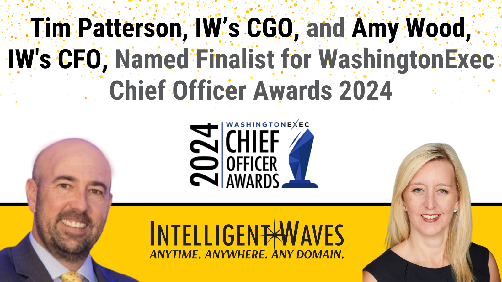 Tim Patterson and Amy Wood - 2024 Chief Officer Award Finalists graphic