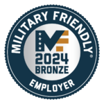 Military Friendly 2024 Award Seal