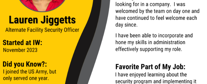 Lauren Jiggetts Employee Spotlight